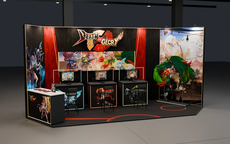 Death or Glory — Game Expo Booth
