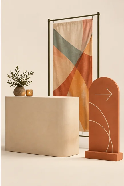 Brand / Function — proposed furnishing elements