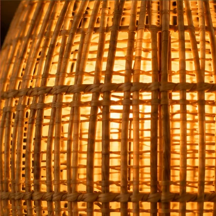 Warm woven lantern — concept material reference